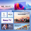 Televisor inteligente Roku Hisense de 32” Serie A4
