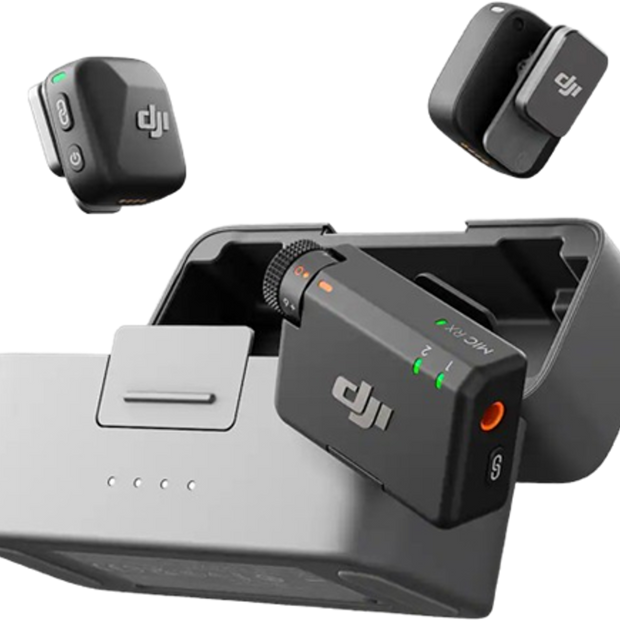 MIC Mini Wireless Microphone 2 TX + 1 RX